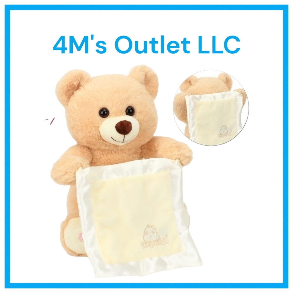 Musical Tan Teddy Bear with Blanket